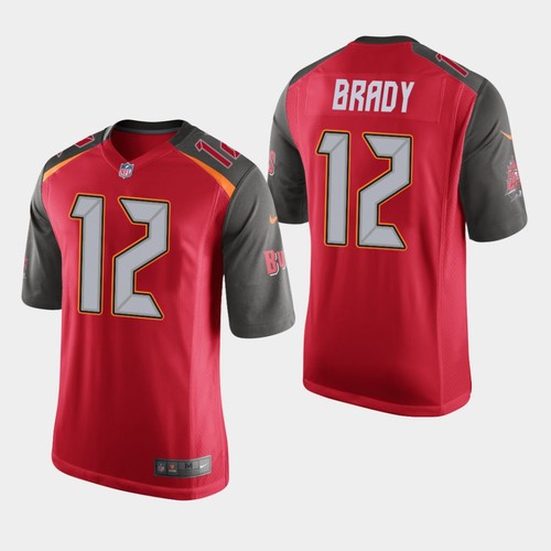 Men Tampa Bay Buccaneers #12 Tom Brady Jersey Red Limited Vapor Untouchable NFL Jerseys->women mlb jersey->Women Jersey